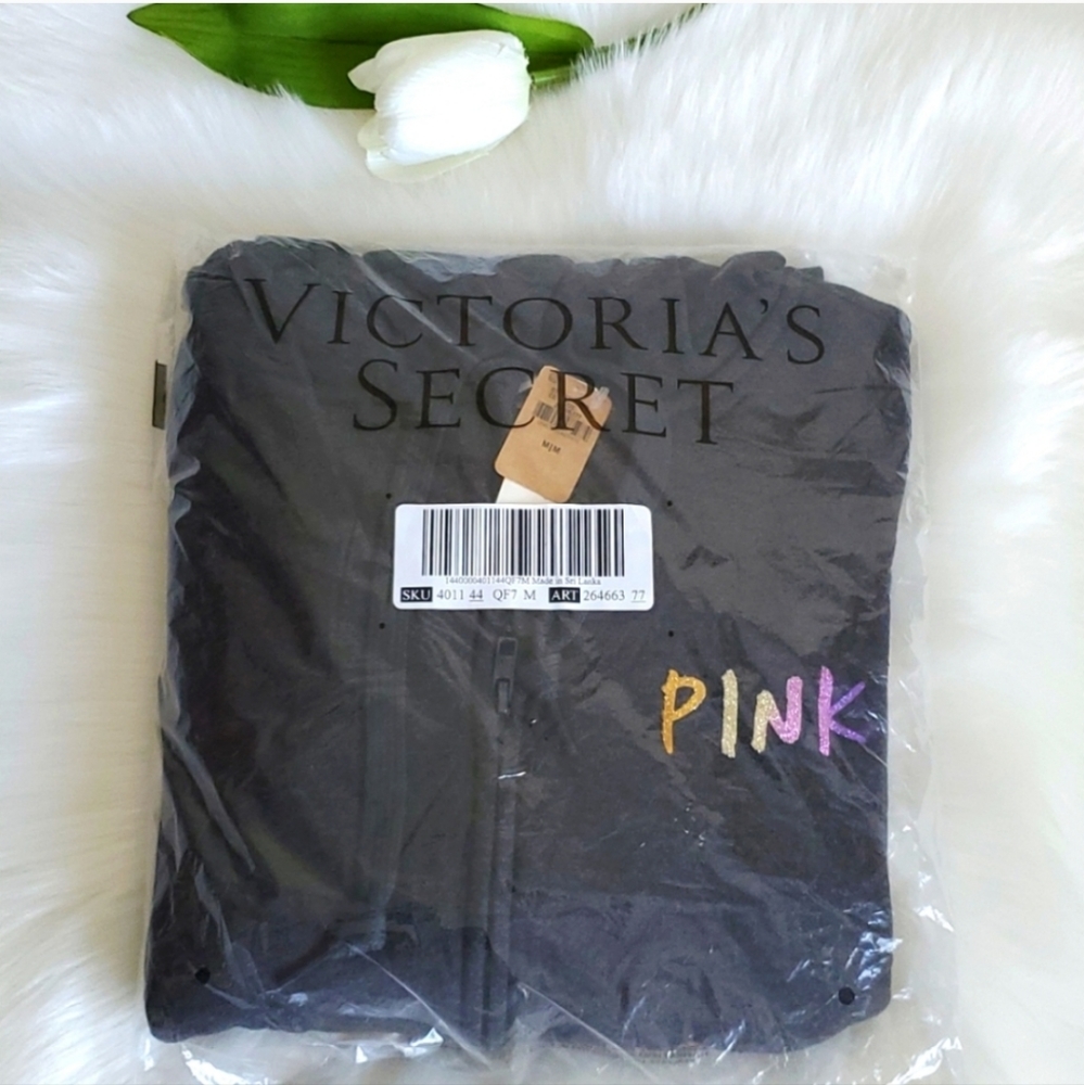 ⭐️(Set) PINK VS Full-Zip Hoodie Size M + PINK VS Jogger Size M - Picture 11 of 12